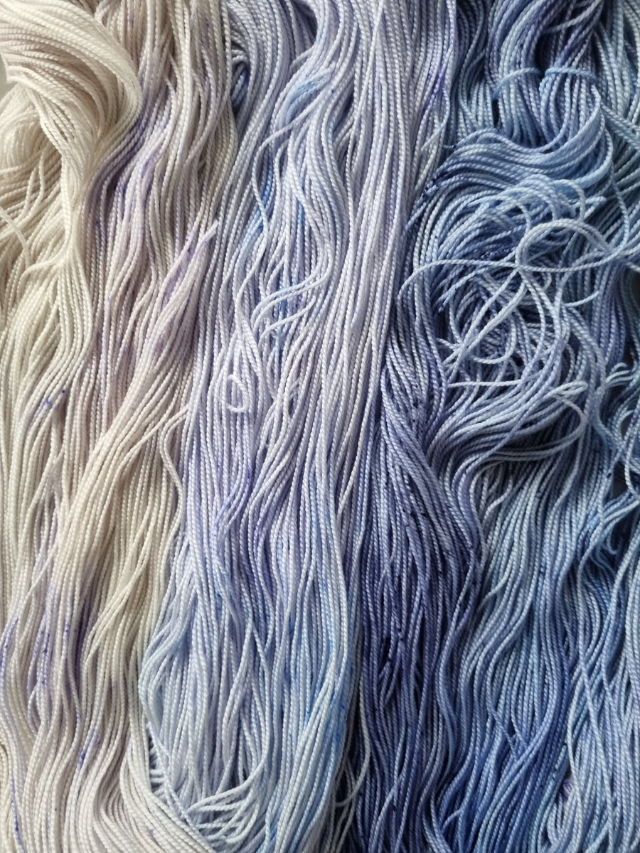 Blueish Fade Merino/Silk Marmalade Yarn Co