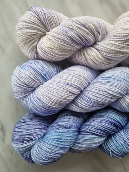 Blueish Fade - Merino/Silk