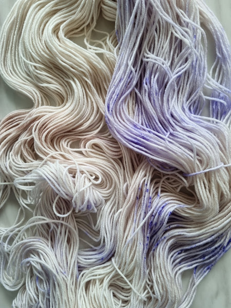 Lavender Cream - DK 8ply merino