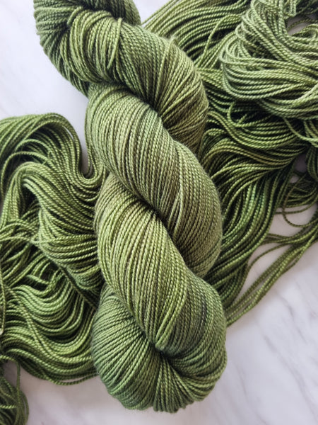 Dark Olive - Merino/Silk