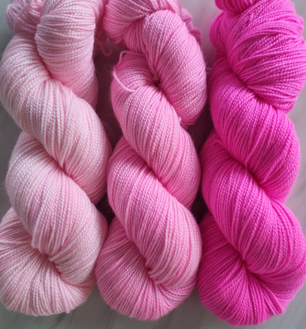Pink Fade - Merino/Silk