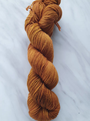 Toffee - Marmalade Twist Sock