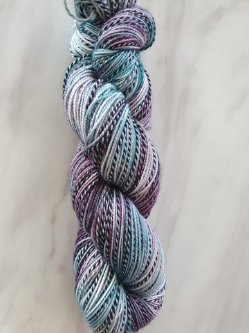 Plummy Teal - Zebra Sock