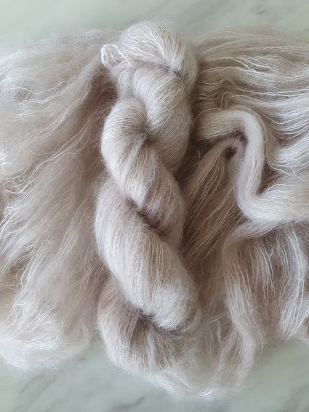 Oyster - Mohair/Silk Laceweight