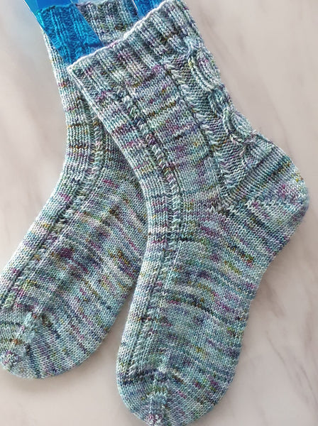 Hydrangea  - Marmalade Twist Sock